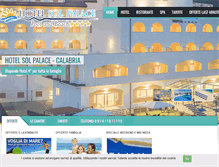 Tablet Screenshot of hotelsolpalace.com